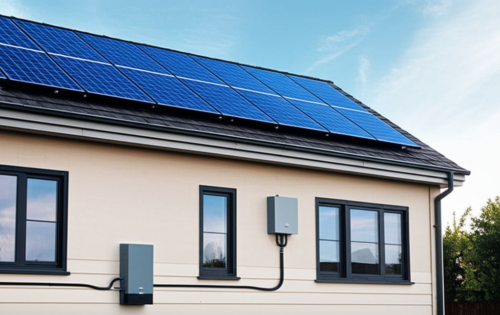 Solaranlage mit Speicher